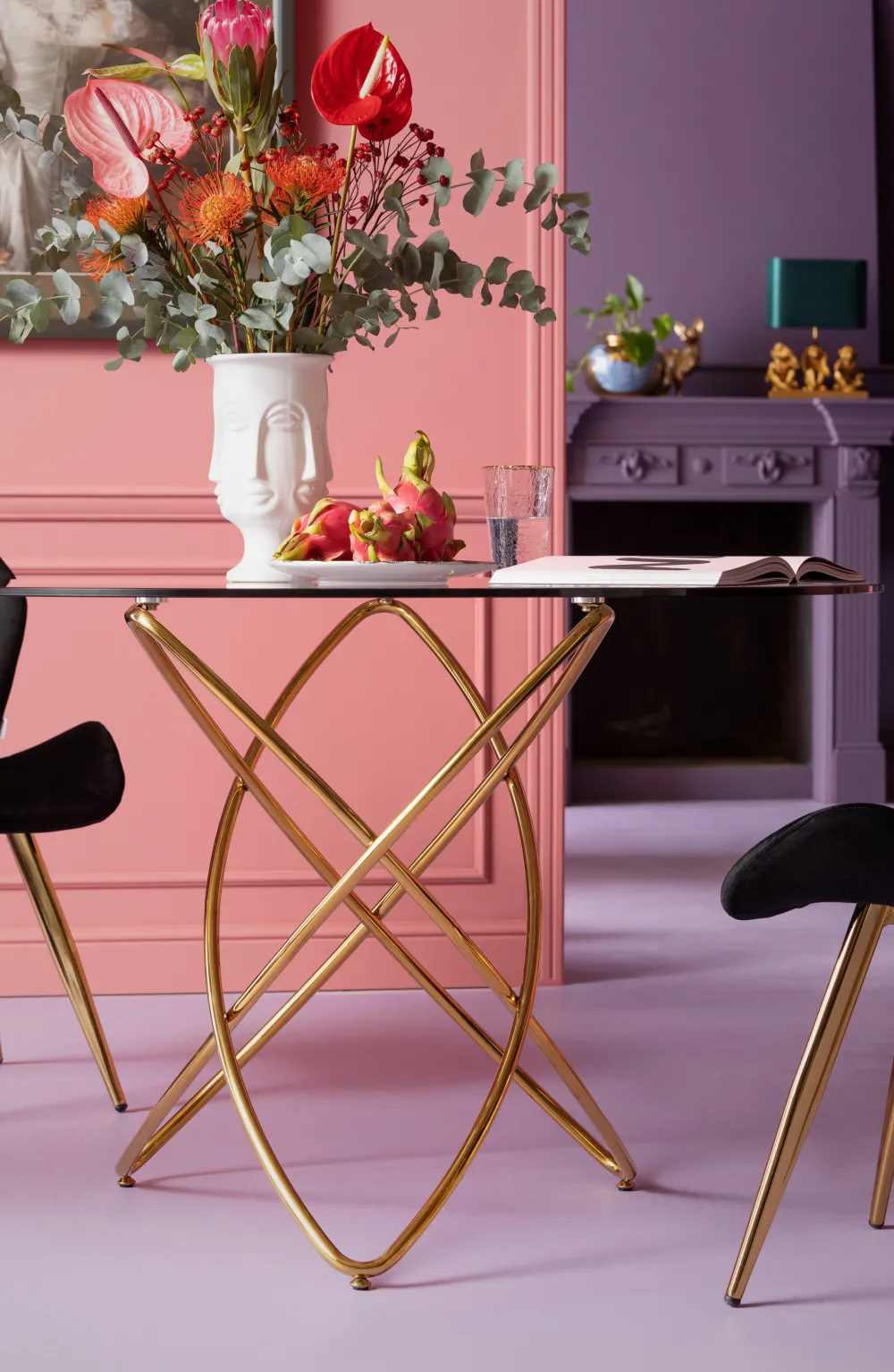 KARE Design Pöydät*Molekular Pöytä, Kulta Ø120cm