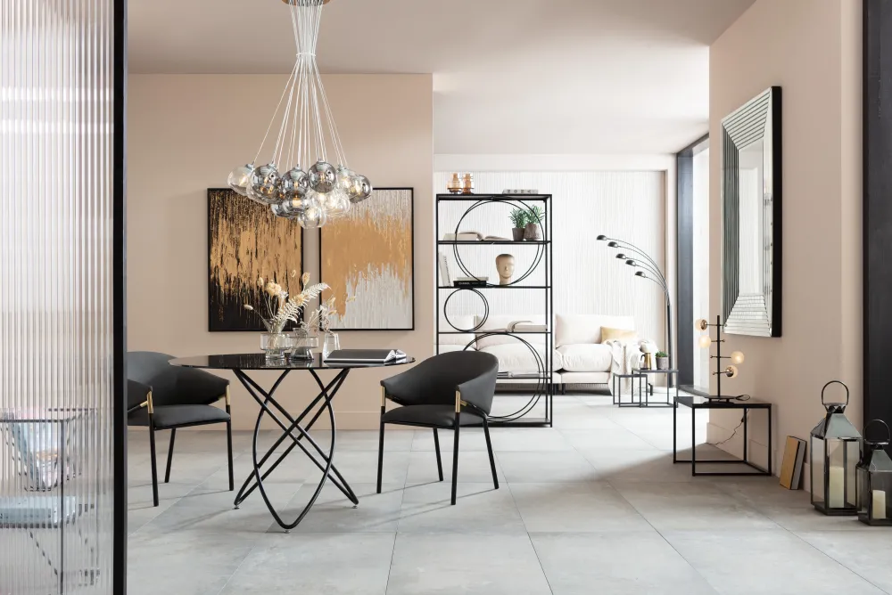 KARE Design Pöydät*Molekular Pöytä, Musta Ø120cm