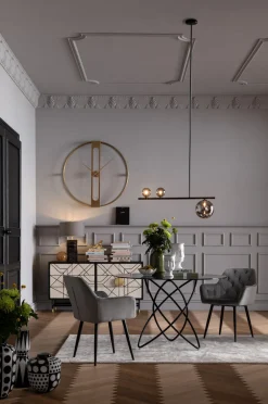 KARE Design Pöydät*Molekular Pöytä, Musta Ø120cm