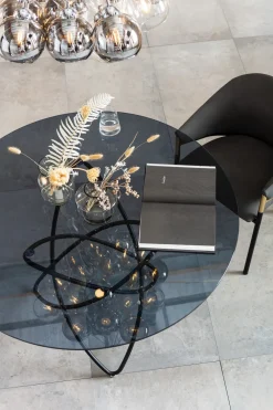 KARE Design Pöydät*Molekular Pöytä, Musta Ø120cm