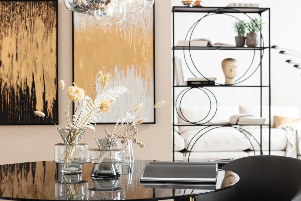 KARE Design Pöydät*Molekular Pöytä, Musta Ø120cm