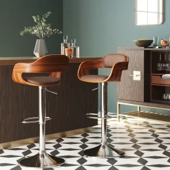 KARE Design Baarituolit*Monaco Schoko Baarituoli