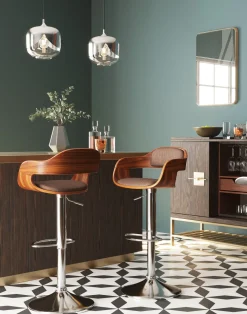 KARE Design Baarituolit*Monaco Schoko Baarituoli