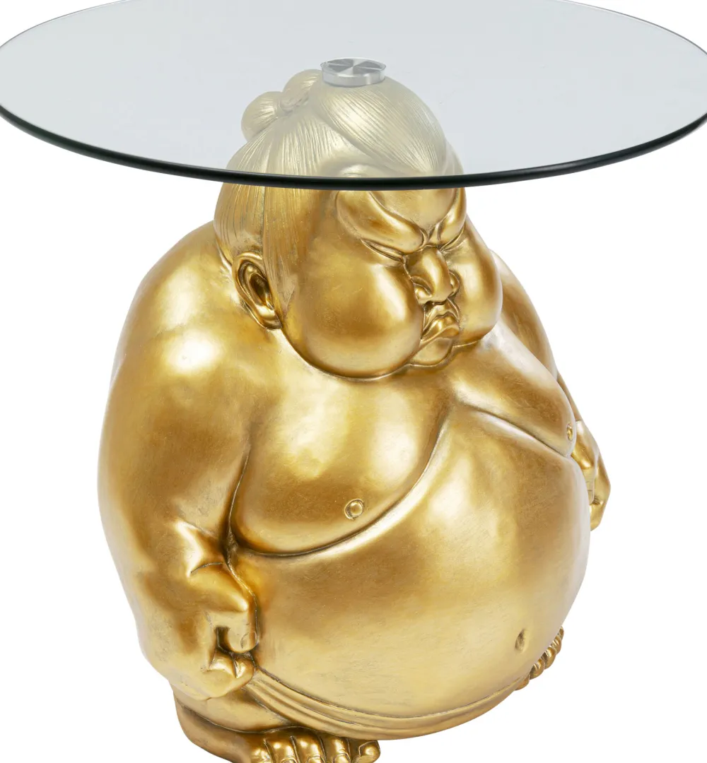 KARE Design Sohvapöydät*Monk Gold Munkki Sivupöytä, Kulta Ø54cm