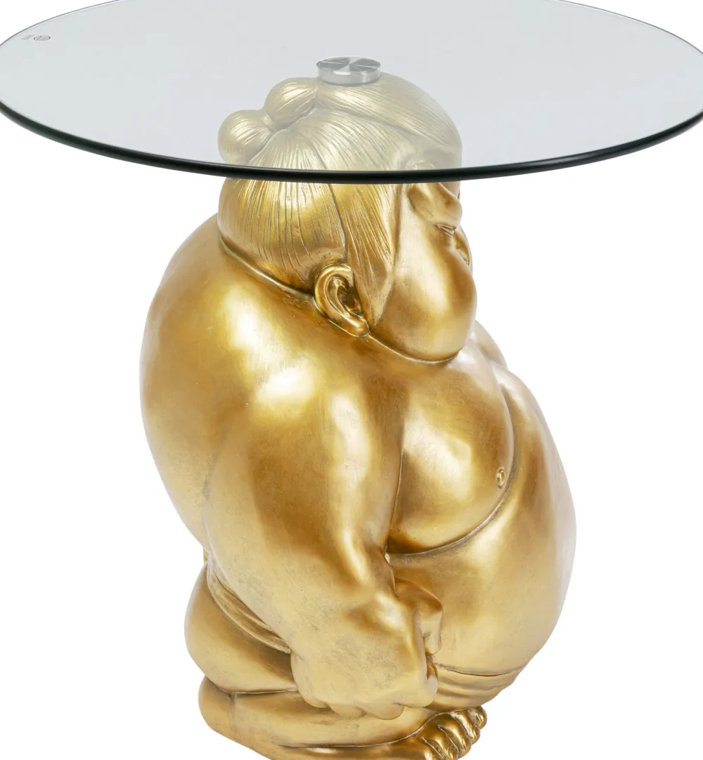 KARE Design Sohvapöydät*Monk Gold Munkki Sivupöytä, Kulta Ø54cm