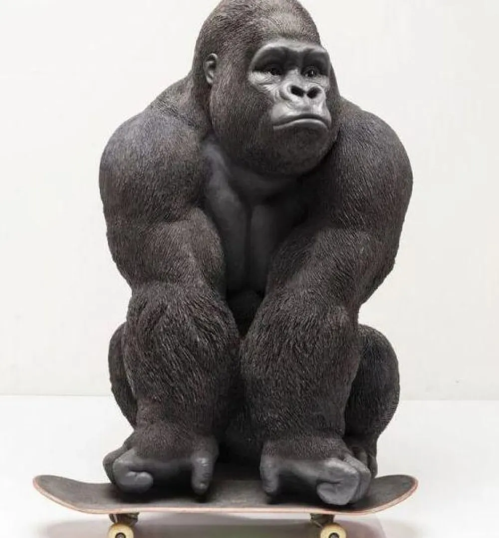 KARE Design Jalalliset Koriste-Esineet*Monkey Gorilla Front XXL Koriste-esine, Figuuri 107cm