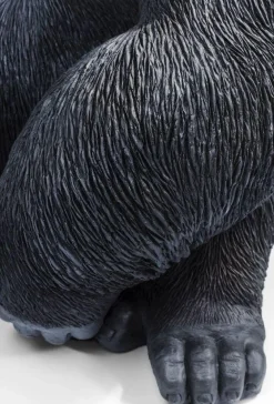 KARE Design Jalalliset Koriste-Esineet*Monkey Gorilla Side XL Gorilla Koriste-esine, Figuuri, Musta 76cm