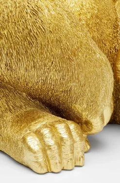 KARE Design Jalalliset Koriste-Esineet*Monkey Gorilla XL Koriste-esine, Figuuri, Kulta 76cm