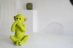 KARE Design Säästölippaat*Monkey Iwazaru Apina Säästölipas, Lime
