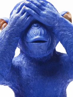 KARE Design Säästölippaat*Monkey Mizaru Apina Säästölipas, Sininen