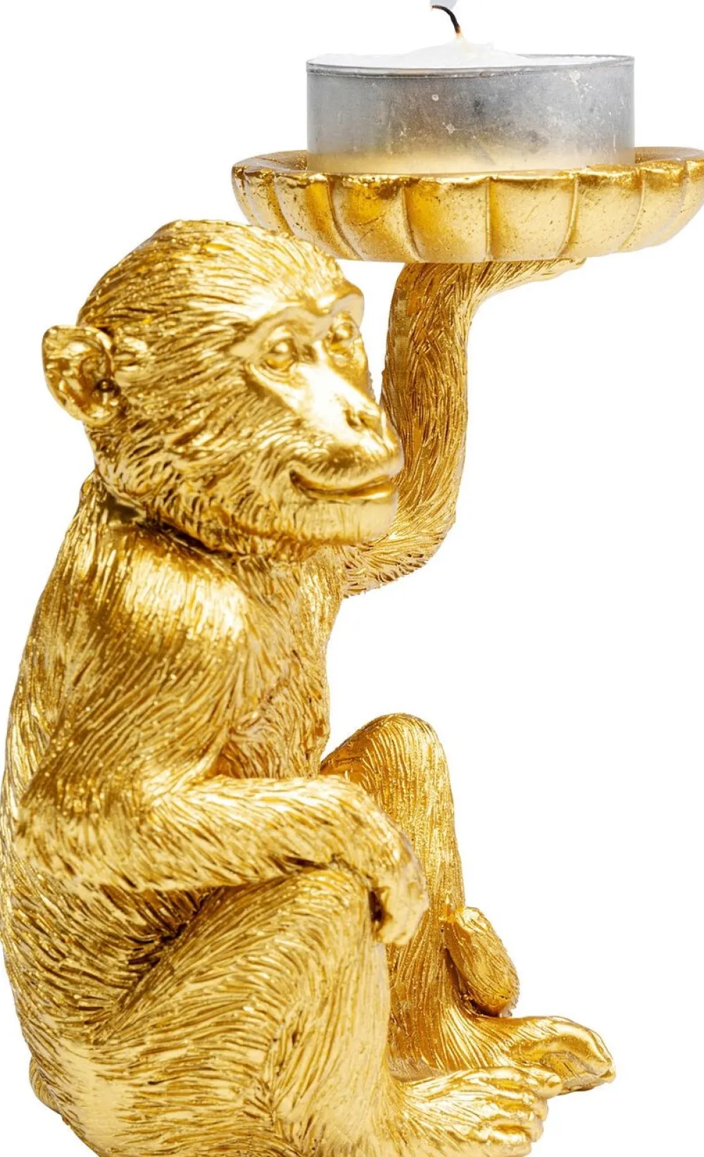 KARE Design Koriste-Esineet|Lyhdyt*Monkey Tealight Holder Apina Tuikku Kynttilänjalka 11cm