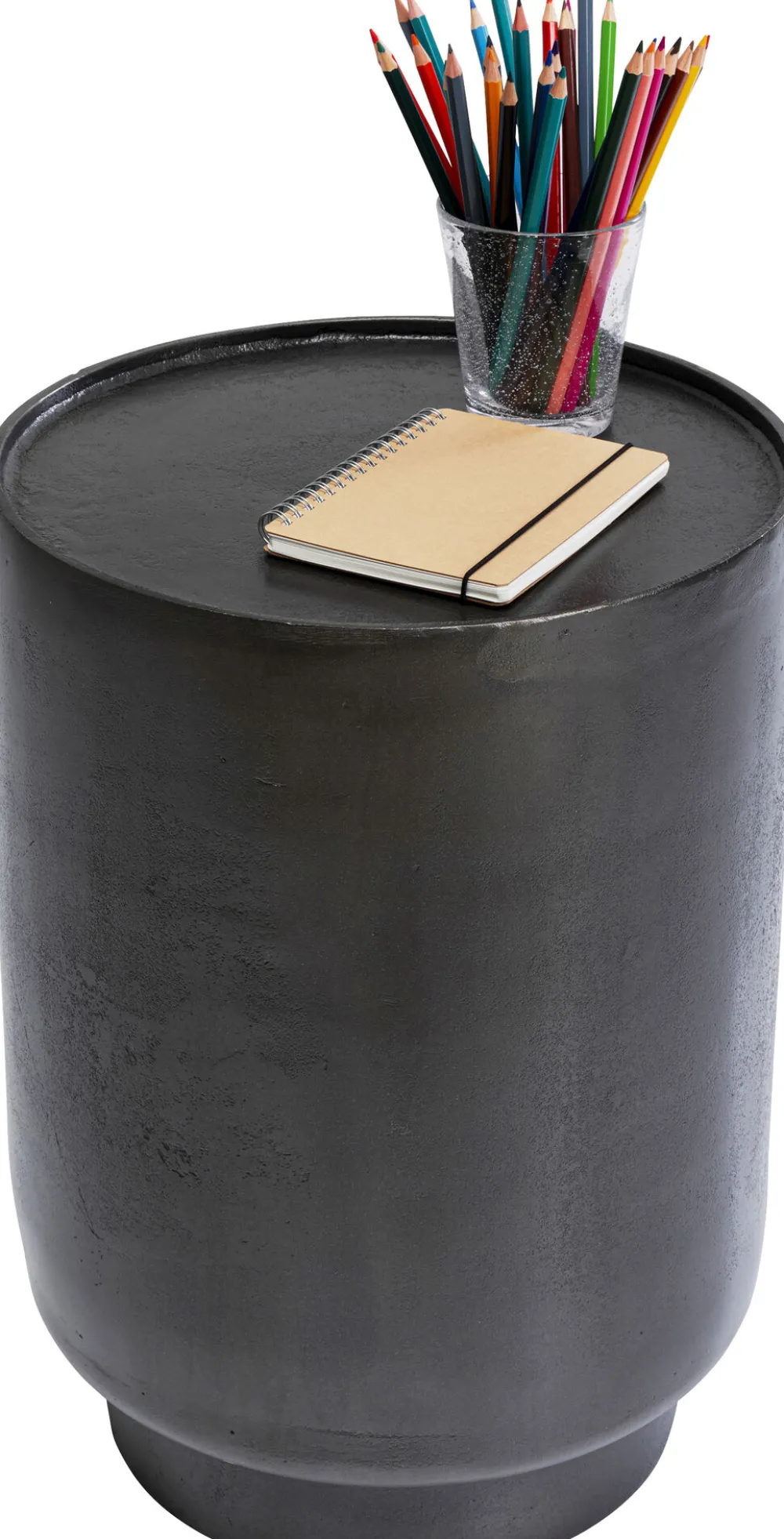 KARE Design Sohvapöydät*Montagna Pyöreä Sivupöytä Musta Ø39cm