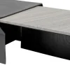 KARE Design Sohvapöydät*Montagna Sohvapöytä Marmoria Ja Metallia 142x70cm