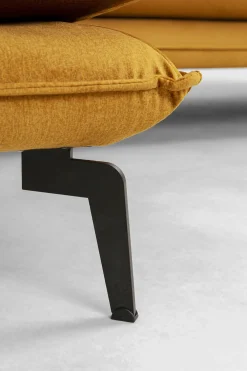 KARE Design Kulmasohvat*Monza Kulmasohva - Samettia, Curry, Vasen 296cm