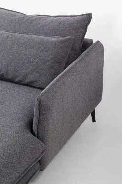 KARE Design Olohuone|Kulmasohvat*Monza Kulmasohva, Harmaa, Oikea 296cm