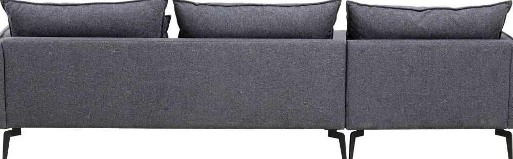 KARE Design Olohuone|Kulmasohvat*Monza Kulmasohva, Harmaa, Vasen 296cm