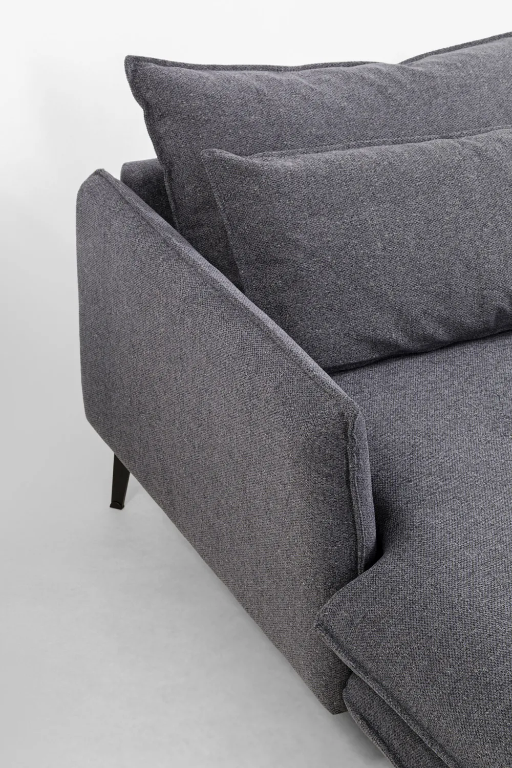 KARE Design Olohuone|Kulmasohvat*Monza Kulmasohva, Harmaa, Vasen 296cm