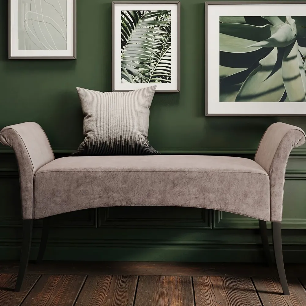 KARE Design Penkit*Motley Velvet Penkki, Hopeanharmaa