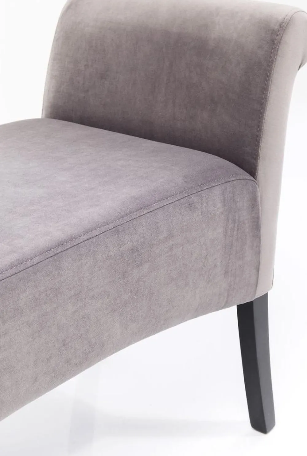 KARE Design Penkit*Motley Velvet Penkki, Hopeanharmaa