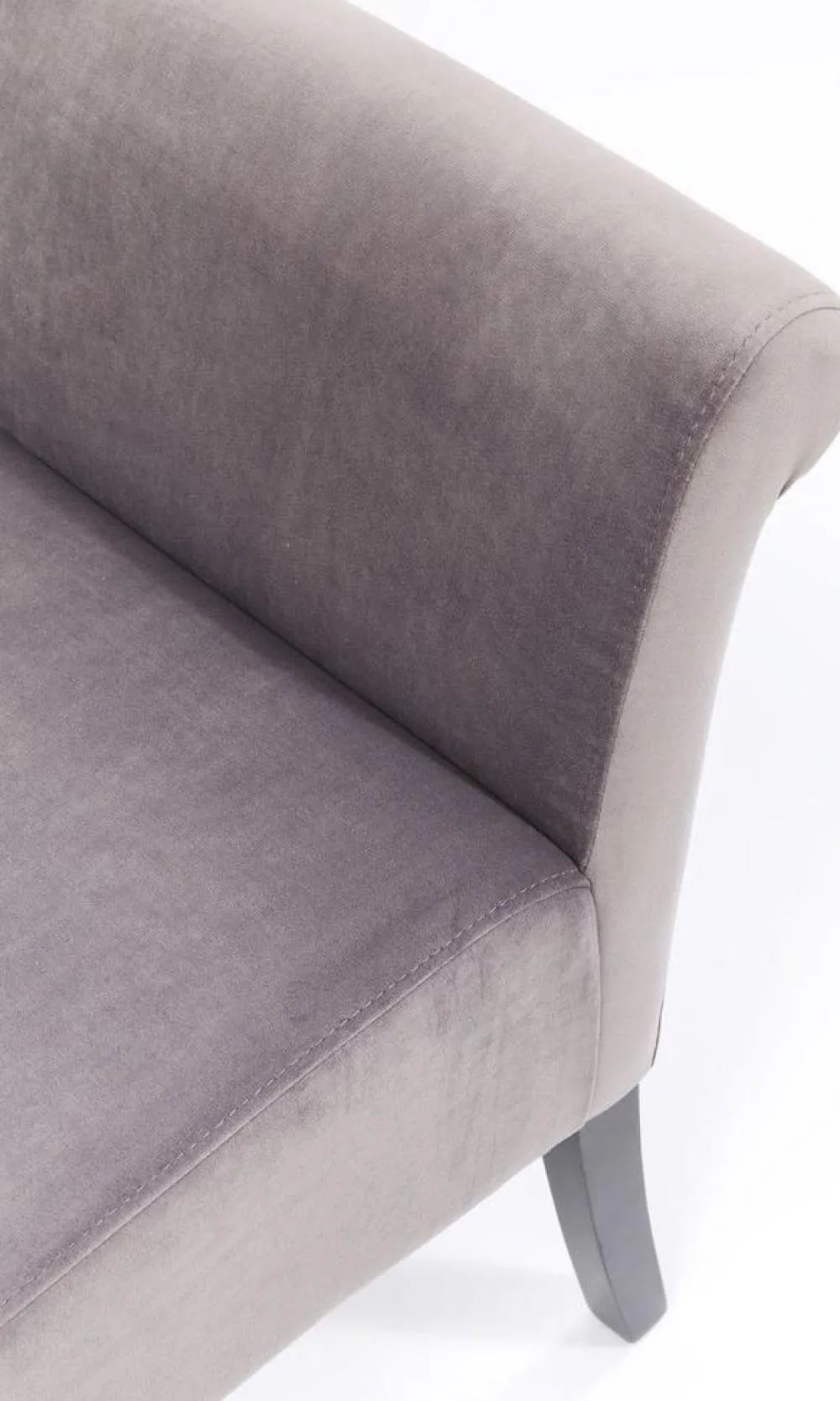 KARE Design Penkit*Motley Velvet Penkki, Hopeanharmaa