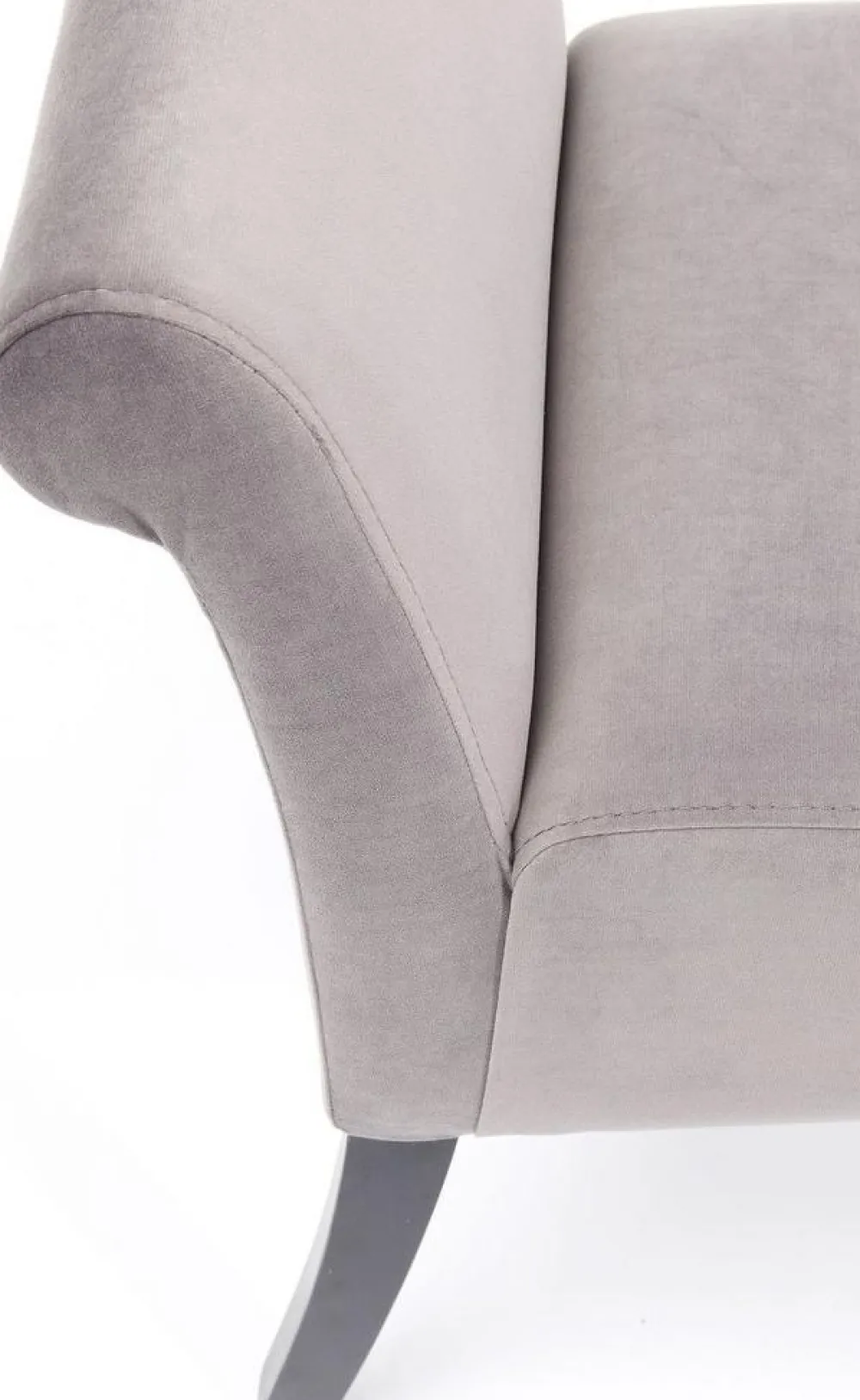 KARE Design Penkit*Motley Velvet Penkki, Hopeanharmaa