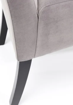 KARE Design Penkit*Motley Velvet Penkki, Hopeanharmaa