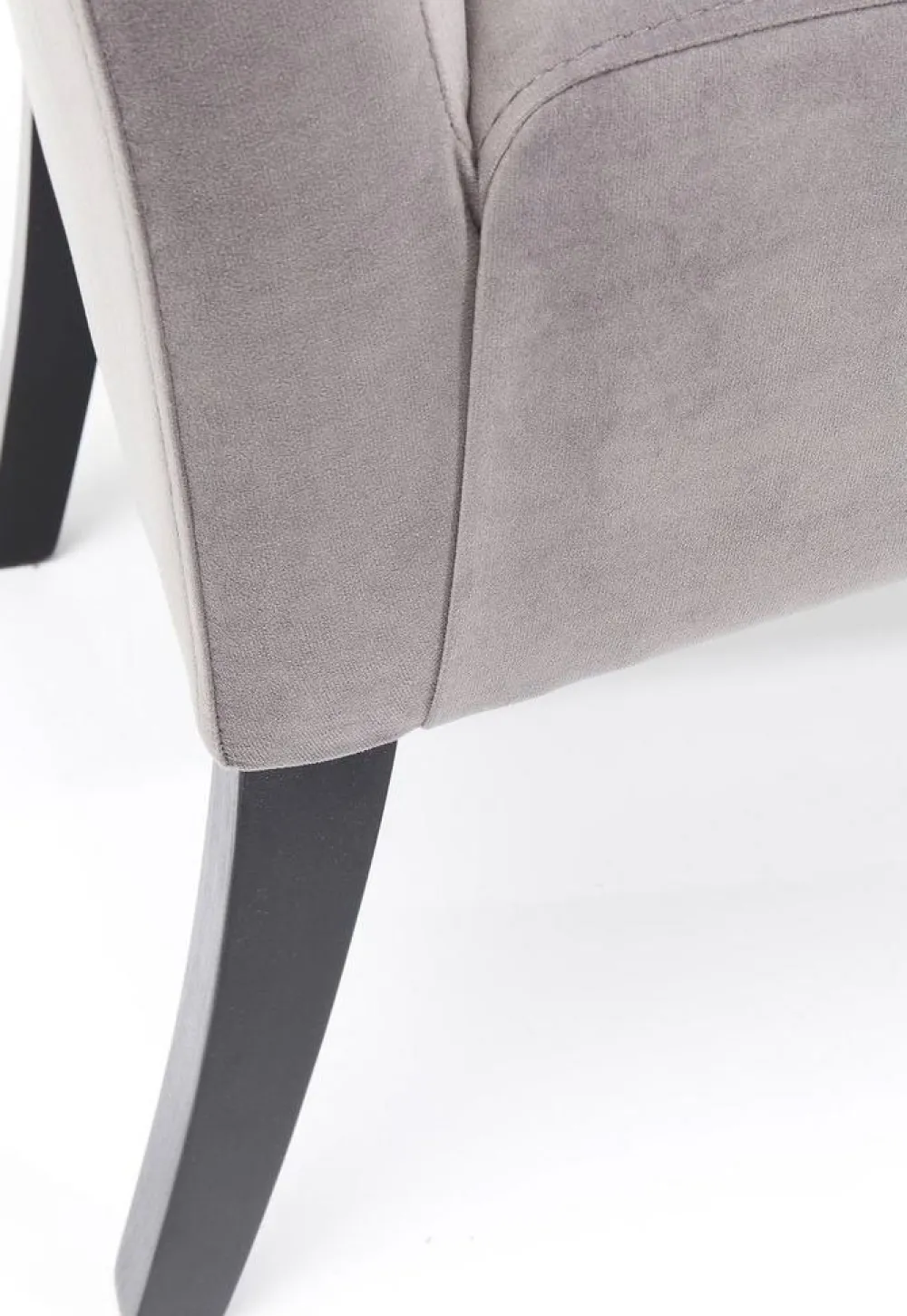 KARE Design Penkit*Motley Velvet Penkki, Hopeanharmaa