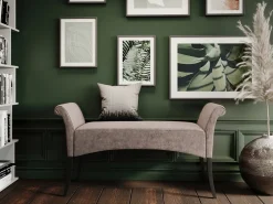 KARE Design Penkit*Motley Velvet Penkki, Hopeanharmaa