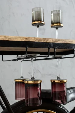 KARE Design Konsolipöydät Ja Sivupöydät|Baarit*Motorbike Black Konsolipöytä, Baaripöytä