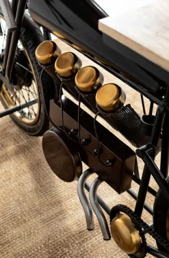 KARE Design Konsolipöydät Ja Sivupöydät|Baarit*Motorbike Black Konsolipöytä, Baaripöytä