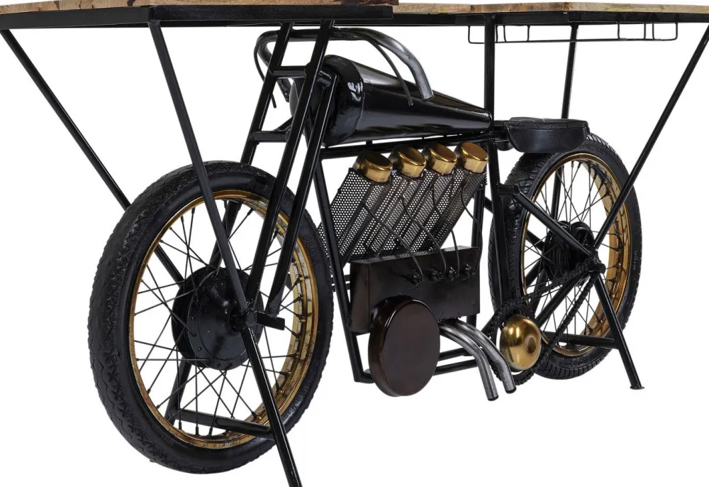 KARE Design Konsolipöydät Ja Sivupöydät|Baarit*Motorbike Black Konsolipöytä, Baaripöytä