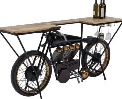 KARE Design Konsolipöydät Ja Sivupöydät|Baarit*Motorbike Black Konsolipöytä, Baaripöytä