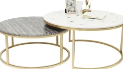 KARE Design Sohvapöydät|Olohuone*Mystic Round Sivupöytä (2/Set)