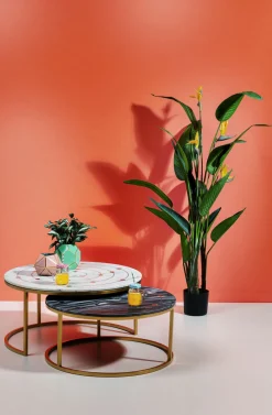 KARE Design Sohvapöydät|Olohuone*Mystic Round Sivupöytä (2/Set)