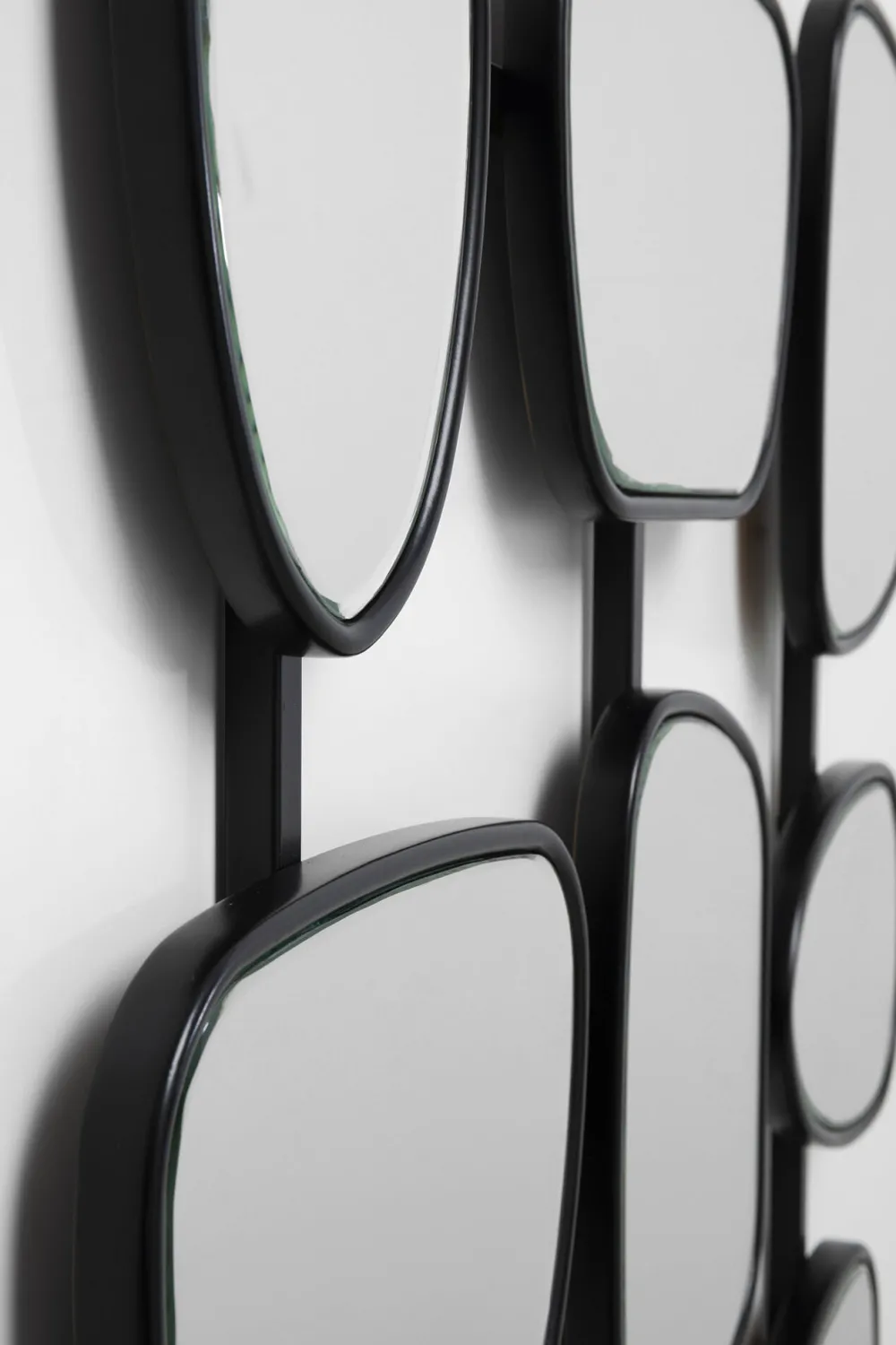 KARE Design Peilit*Nastro Black Seinäpeili, Musta 80x114cm