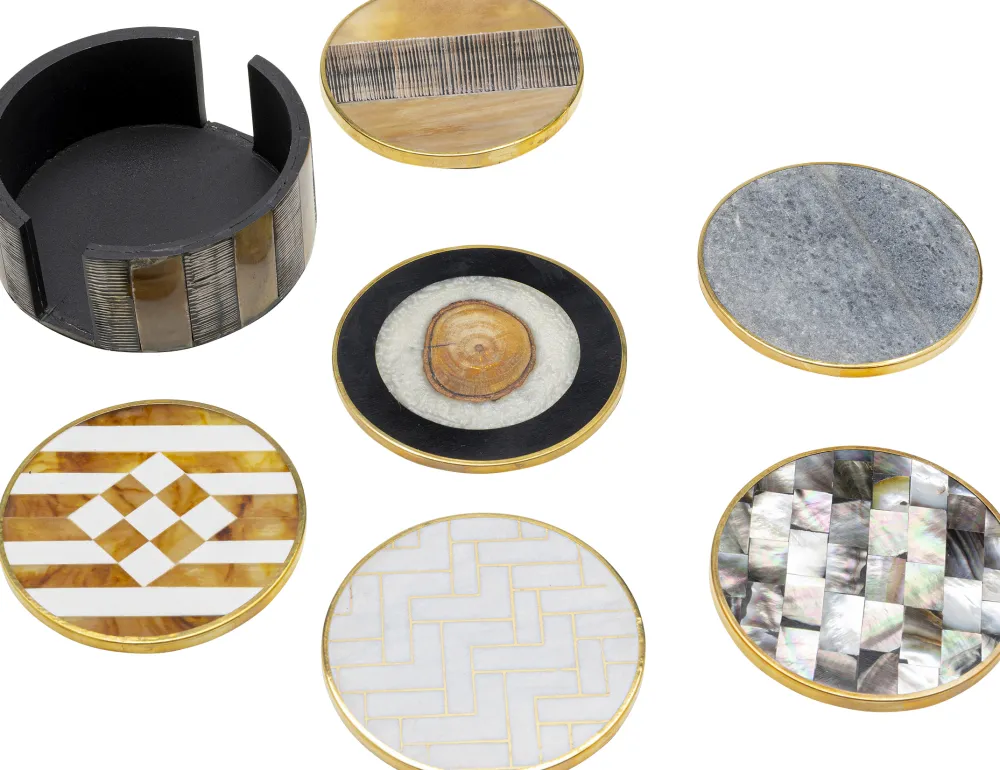 KARE Design Keittiö Ja Astiat*Nature Lasinaluset (6/Setti)