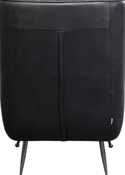 KARE Design Olohuone|Nojatuolit*Nonna Nojatuoli Nahkaa Musta