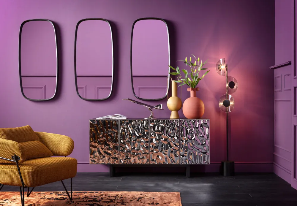 KARE Design Peilit*Noomi Seinäpeili, Musta 122x58cm