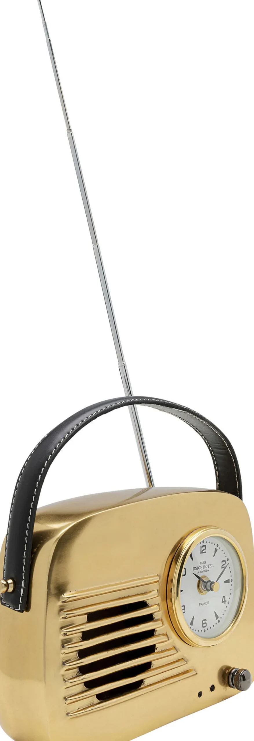 KARE Design Kellot*Nostalgie Handle Pöytäkello Kulta 20x22cm