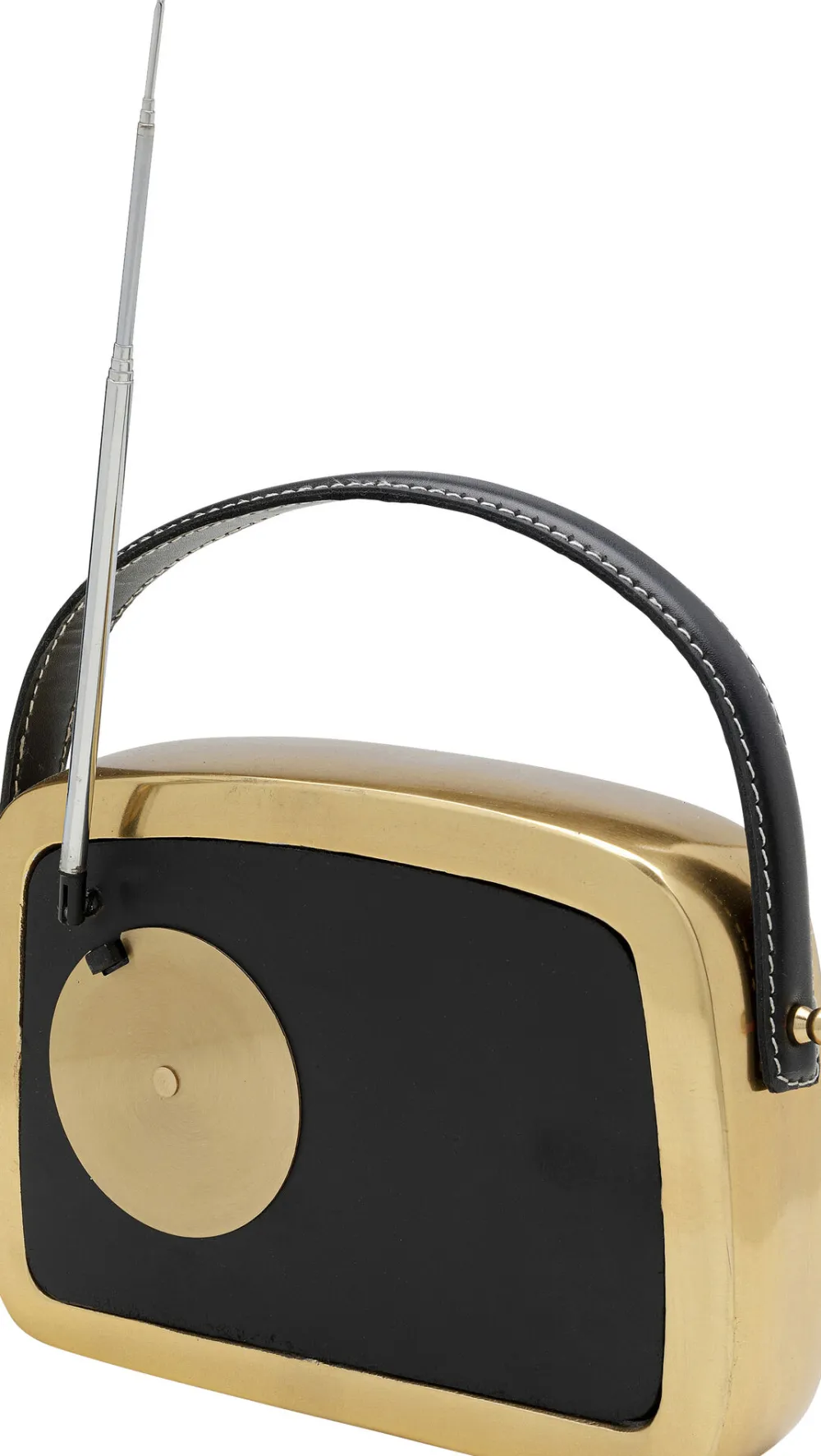 KARE Design Kellot*Nostalgie Handle Pöytäkello Kulta 20x22cm