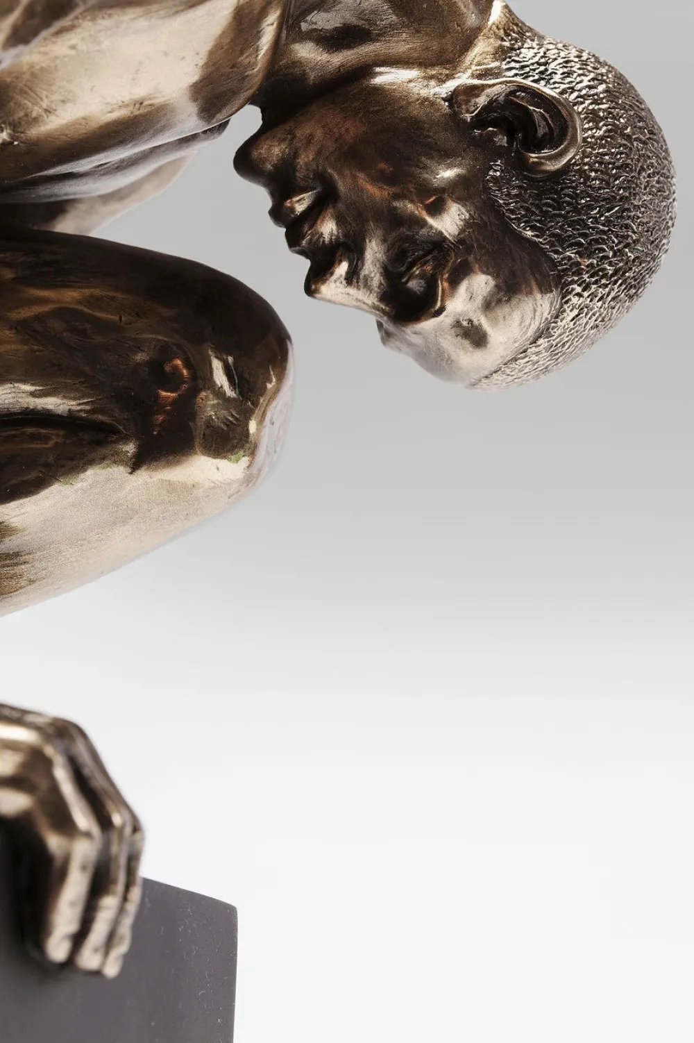 KARE Design Koriste-Esineet*Nude Man Stand Koriste-esine, Figuuri, Pronssi 35cm