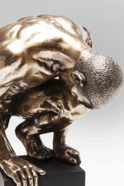 KARE Design Koriste-Esineet*Nude Man Stand Koriste-esine, Figuuri, Pronssi 35cm