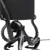 KARE Design Pöytävalaisimet*Octopus Mustekala Pöytävalaisin Musta 47cm