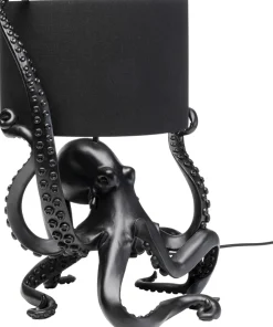 KARE Design Pöytävalaisimet*Octopus Mustekala Pöytävalaisin Musta 47cm