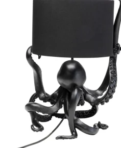 KARE Design Pöytävalaisimet*Octopus Mustekala Pöytävalaisin Musta 47cm