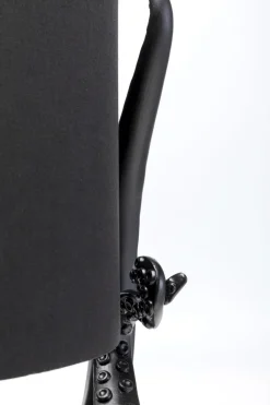 KARE Design Pöytävalaisimet*Octopus Mustekala Pöytävalaisin Musta 47cm