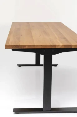 KARE Design Työpöydät*Office Jackie Oak Black Toimistopöytä, Työpöytä 160x80cm