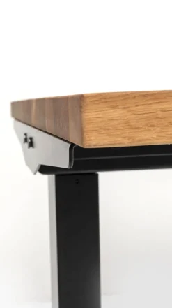 KARE Design Työpöydät*Office Jackie Oak Black Toimistopöytä, Työpöytä 160x80cm