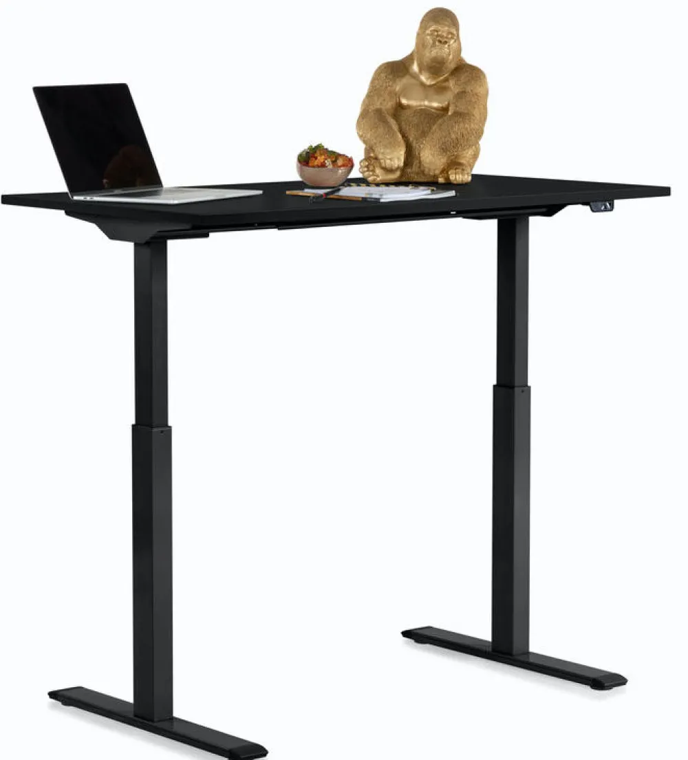 KARE Design Työpöydät*Office Smart Black Black Toimistopöytä, Työpöytä 120x70cm