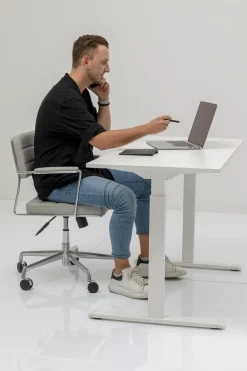 KARE Design Työpöydät*Office Smart White White Toimistopöytä, Työpöytä 120x60cm